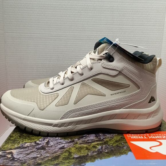 Men’s size 11 Ozark Trail Tech Hiker Waterproof Boots Stone - Picture 3 of 8